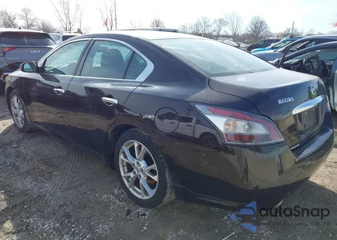 2012 Nissan Maxima 3.5 S из США, поврежденный, VIN 1N4AA5AP1CC808053